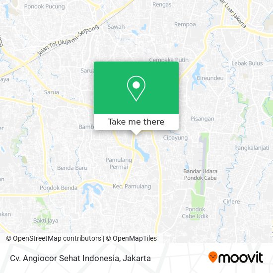 Cv. Angiocor Sehat Indonesia map