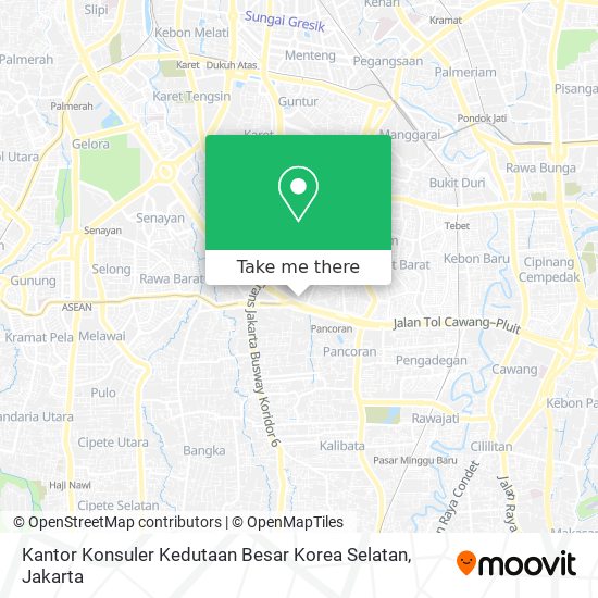 Kantor Konsuler Kedutaan Besar Korea Selatan map