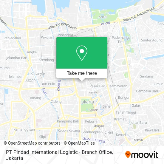 PT Pindad International Logistic - Branch Office map