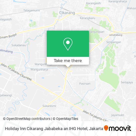 Holiday Inn Cikarang Jababeka an IHG Hotel map