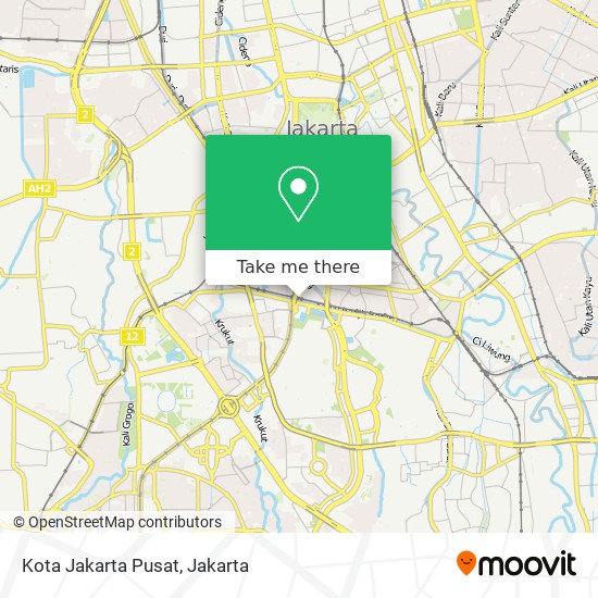 Kota Jakarta Pusat map