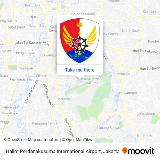Halim Perdanakusuma International Airport map