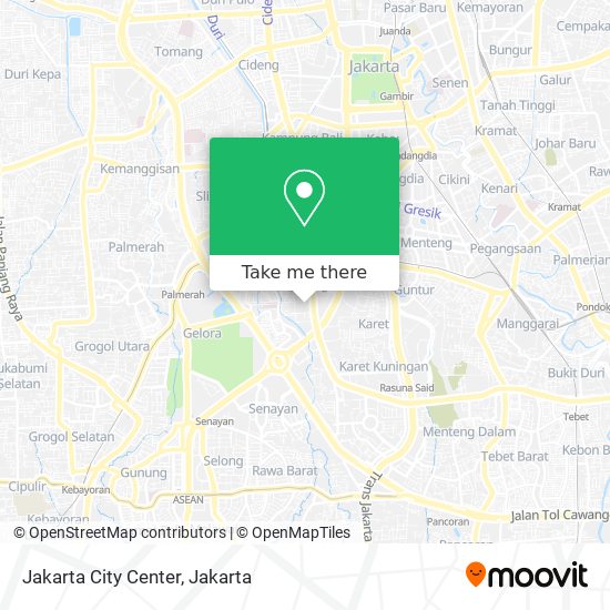 Jakarta City Center map