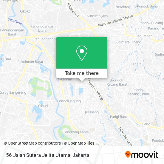 56 Jalan Sutera Jelita Utama map