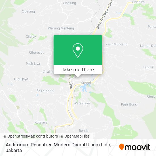 Auditorium Pesantren Modern Daarul Uluum Lido map