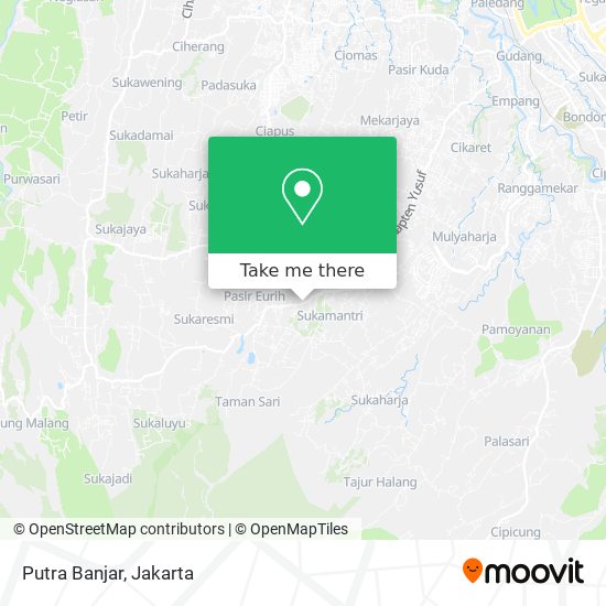 Putra Banjar map