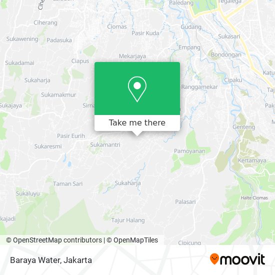 Baraya Water map