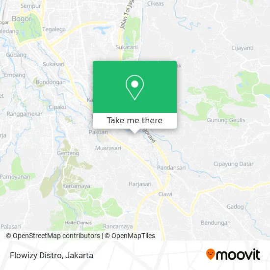 Flowizy Distro map