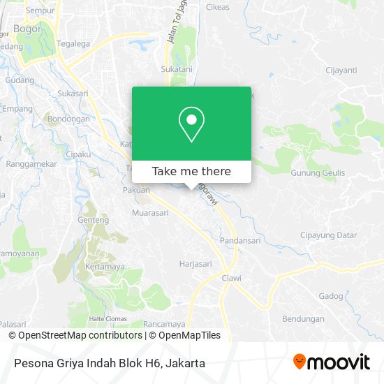 Pesona Griya Indah Blok H6 map