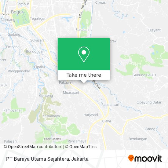 PT Baraya Utama Sejahtera map