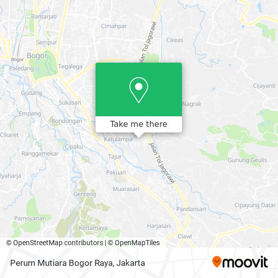 Perum Mutiara Bogor Raya map
