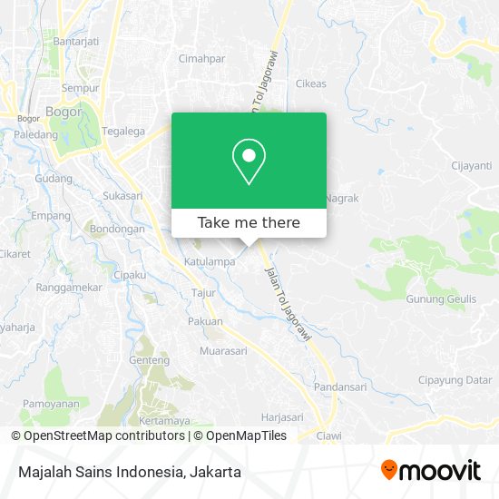 Majalah Sains Indonesia map