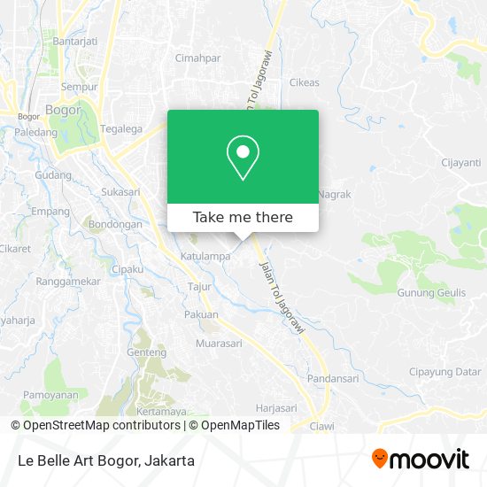 Le Belle Art Bogor map