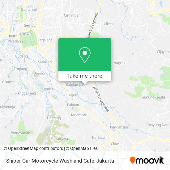 Sniper Car Motorcycle Wash and Cafe map