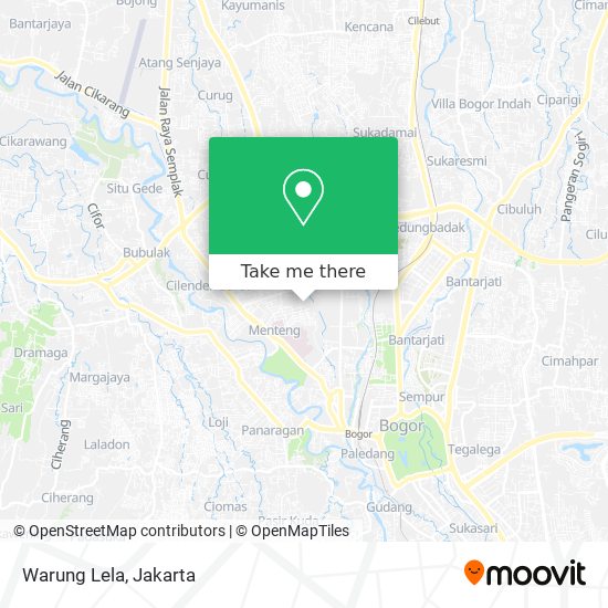 Warung Lela map