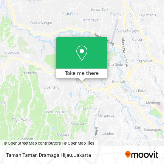 Taman Taman Dramaga Hijau map