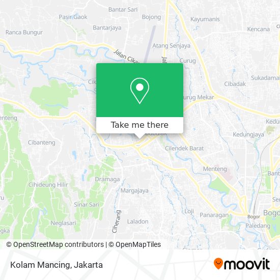 Kolam Mancing map