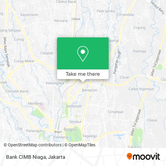 Bank CIMB Niaga map