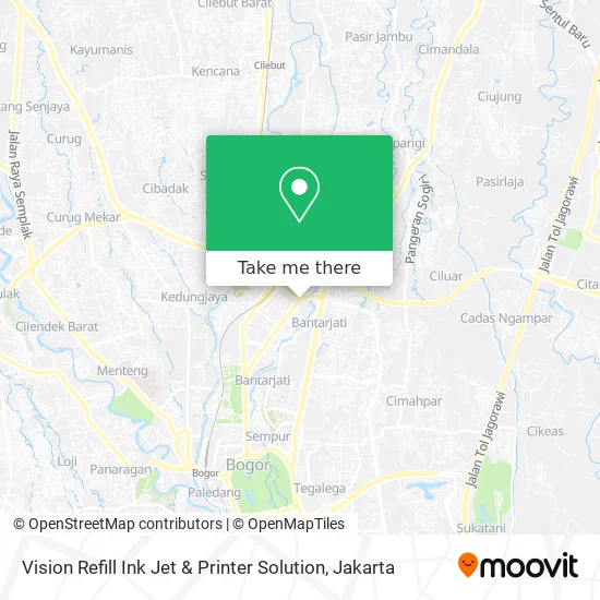 Vision Refill Ink Jet & Printer Solution map