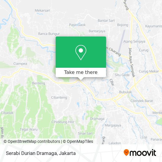 Serabi Durian Dramaga map