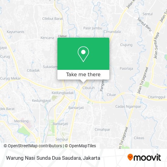 Warung Nasi Sunda Dua Saudara map