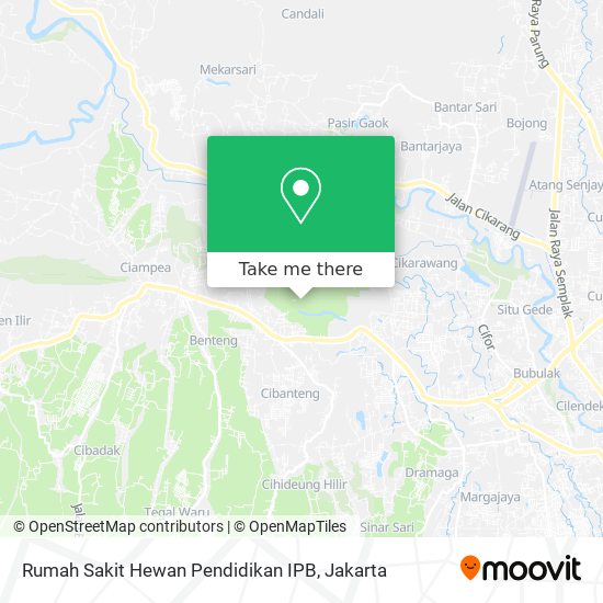 Rumah Sakit Hewan Pendidikan IPB map