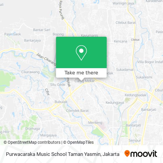 Purwacaraka Music School Taman Yasmin map