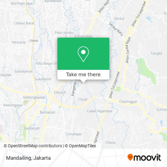 Mandailing map