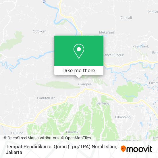 Tempat Pendidikan al Quran (Tpq / TPA) Nurul Islam map