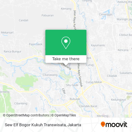 Sew Elf Bogor Kukuh Transwisata map