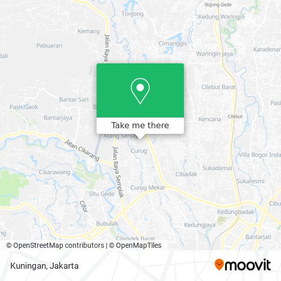 Kuningan map