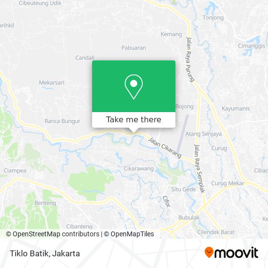 Tiklo Batik map