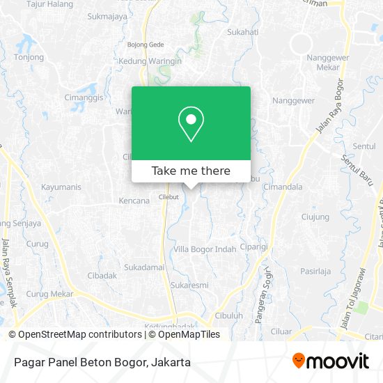 Pagar Panel Beton Bogor map