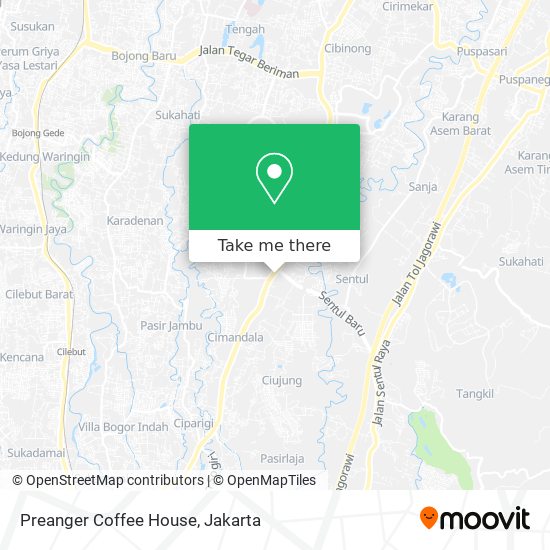 Preanger Coffee House map
