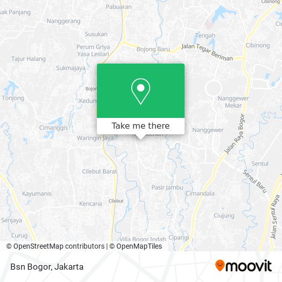 Bsn Bogor map