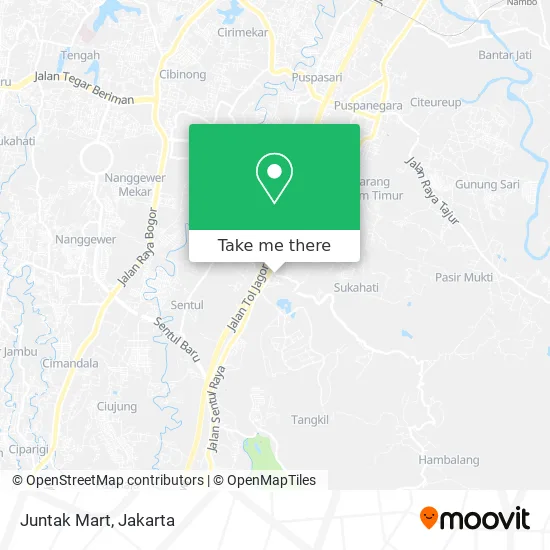 Juntak Mart map
