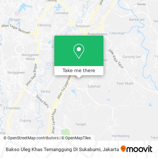 Bakso Uleg Khas Temanggung DI Sukabumi map