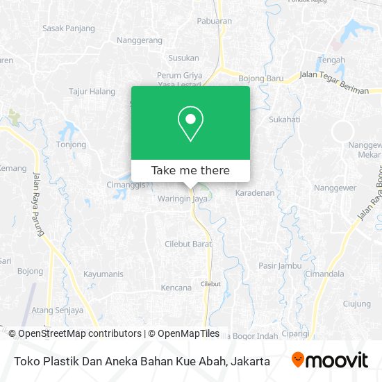 Toko Plastik Dan Aneka Bahan Kue Abah map