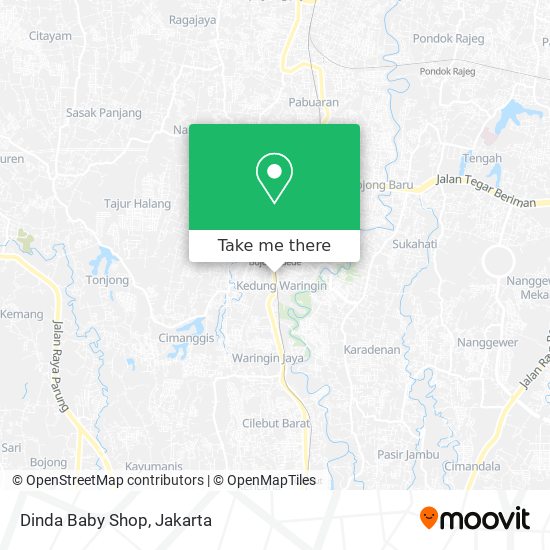 Dinda Baby Shop map