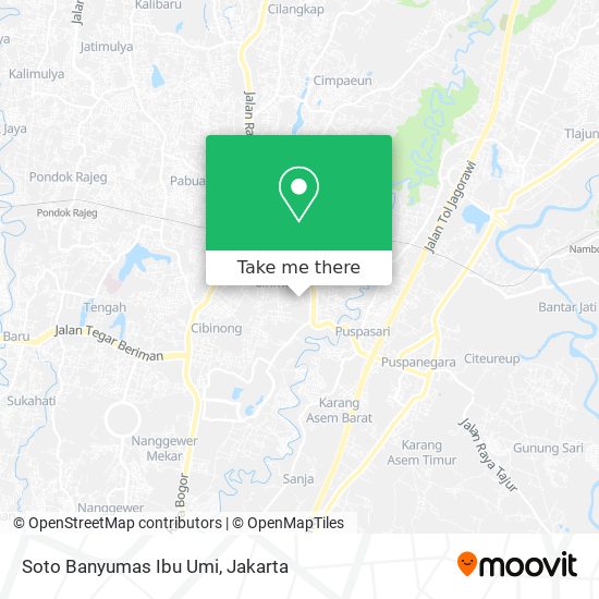 Soto Banyumas Ibu Umi map