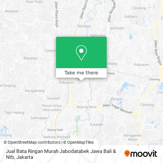 Jual Bata Ringan Murah Jabodatabek Jawa Bali & Ntb map