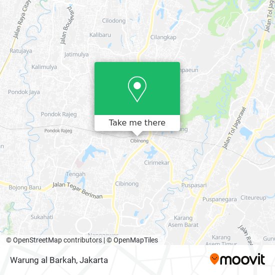 Warung al Barkah map