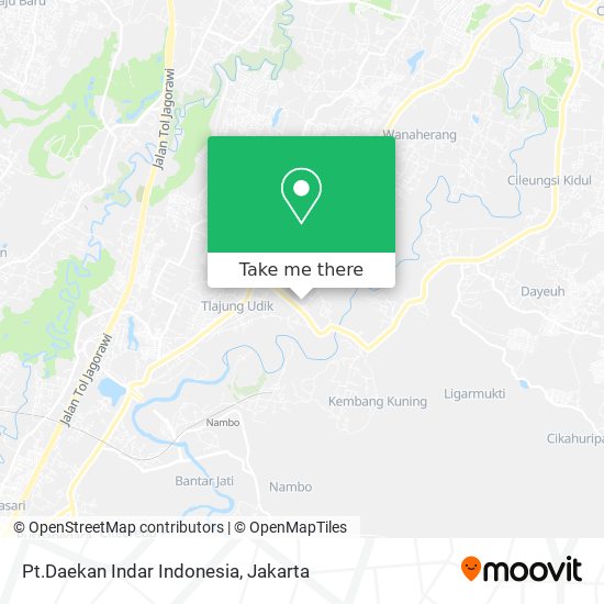 Pt.Daekan Indar Indonesia map