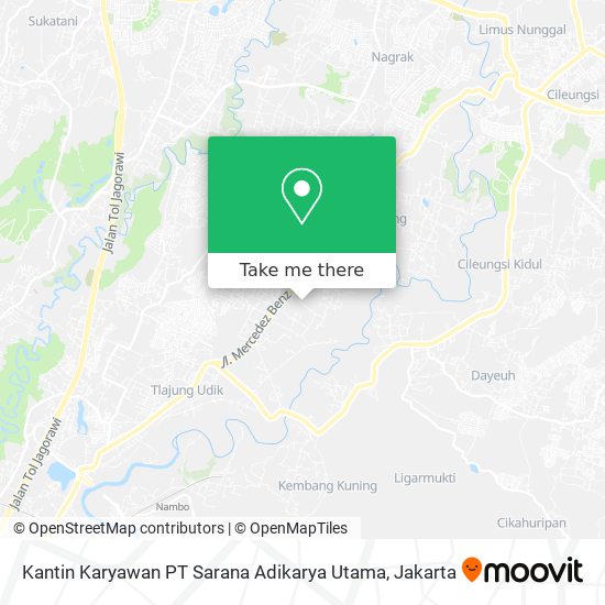 Kantin Karyawan PT Sarana Adikarya Utama map