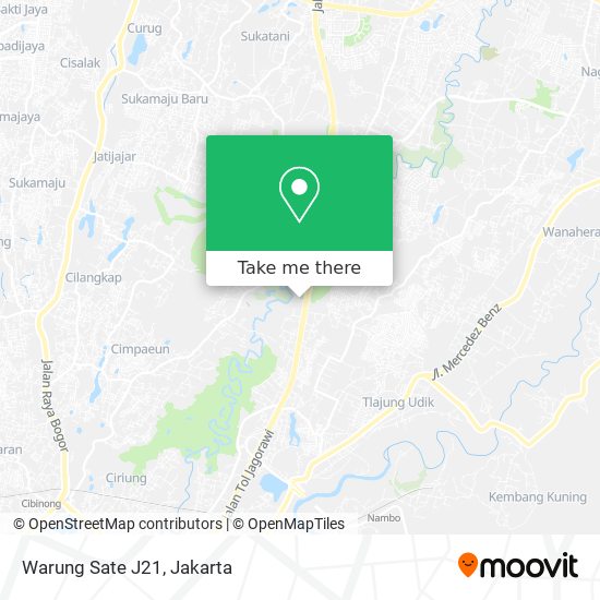 Warung Sate J21 map