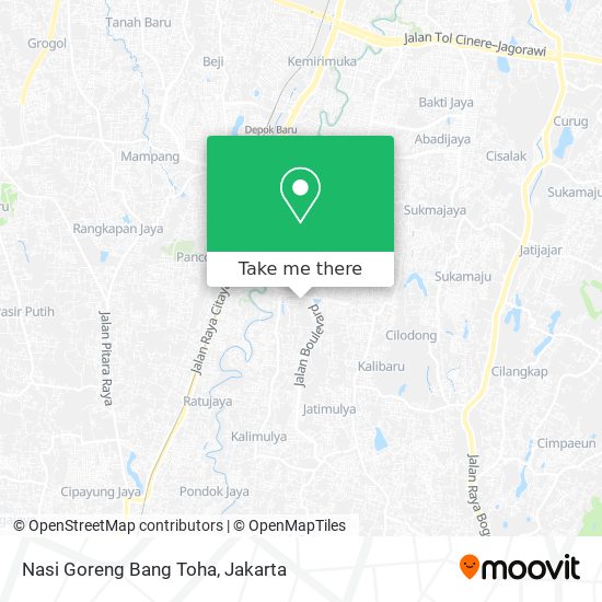 Nasi Goreng Bang Toha map