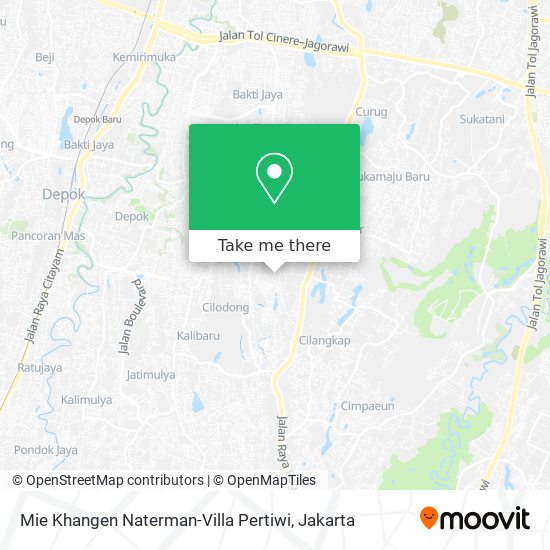 Mie Khangen Naterman-Villa Pertiwi map
