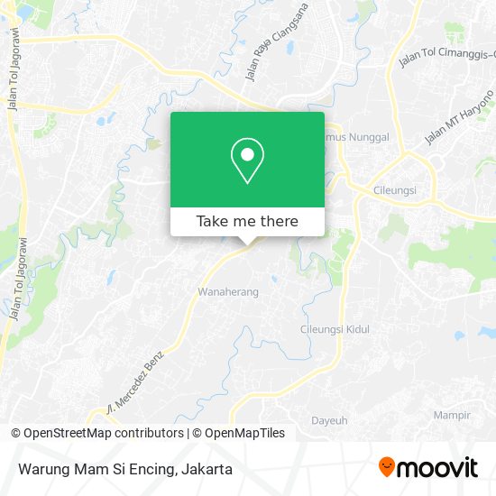 Warung Mam Si Encing map