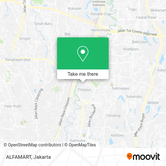 ALFAMART map