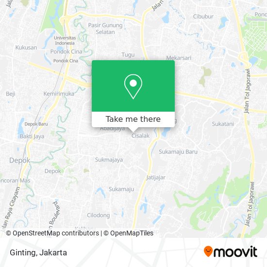 Ginting map